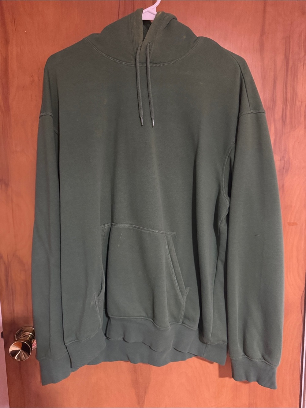 H&M Green Pullover Hoodie